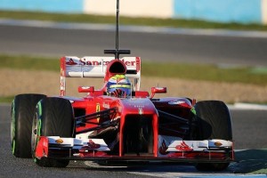 Ferrari's Felipe Massa was happy with his day's work at the wheel of the F138.
